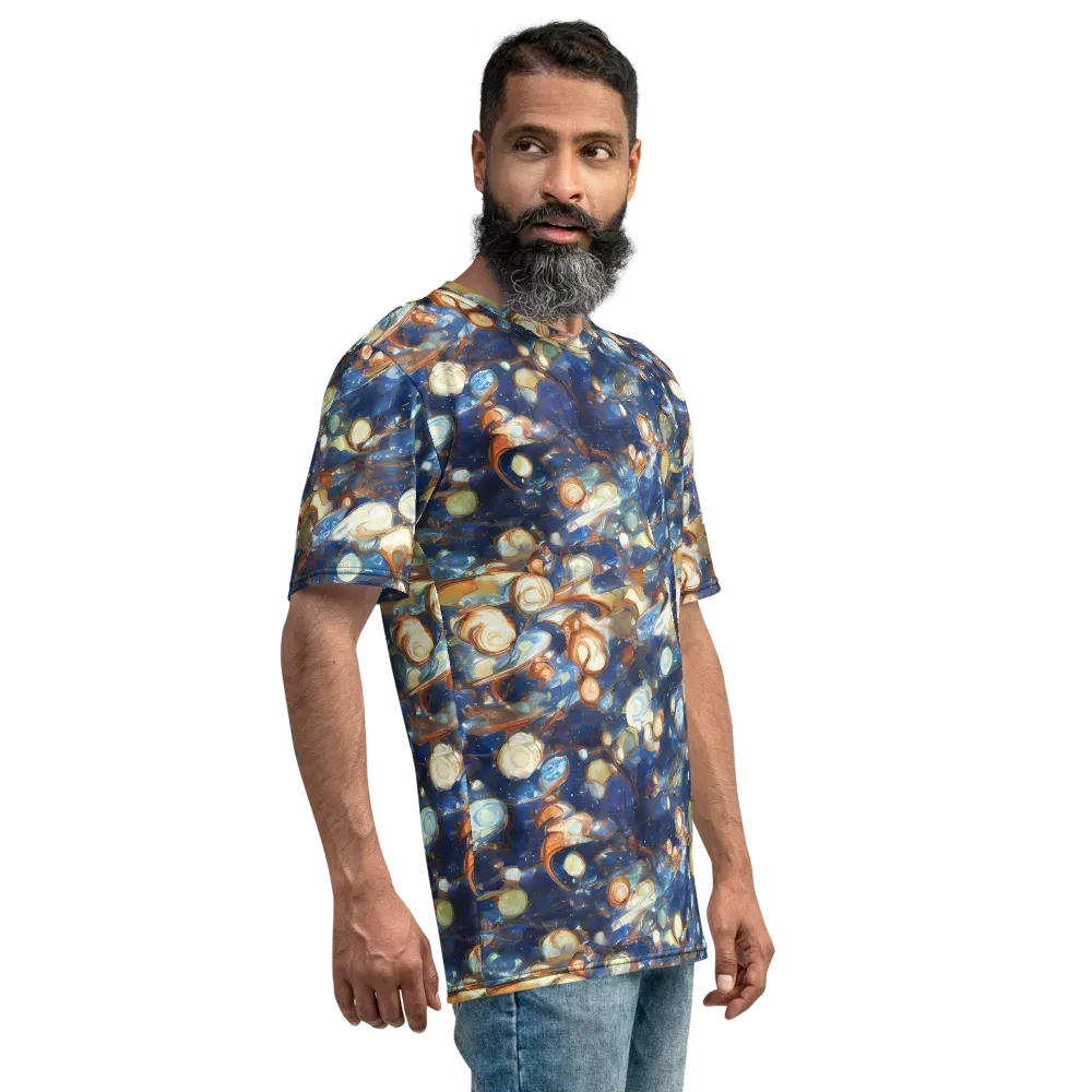 Aurum Cosmos on Men's Crew Neck T-Shirt — Right