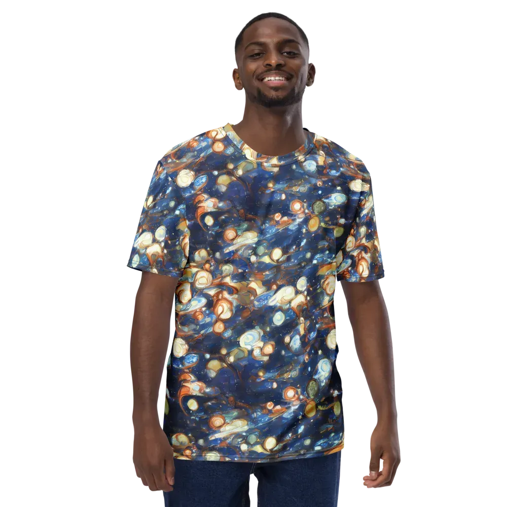Aurum Cosmos on Men's Crew Neck T-Shirt — Front