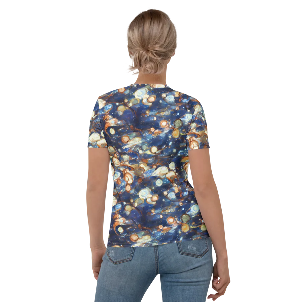 Aurum Cosmos on Women's Crew Neck T-Shirt — Back