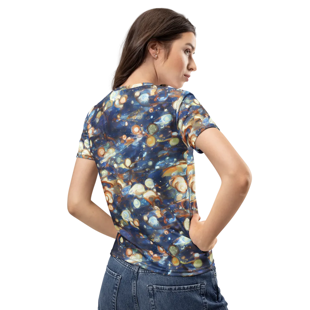 Aurum Cosmos on Women's Crew Neck T-Shirt — Back