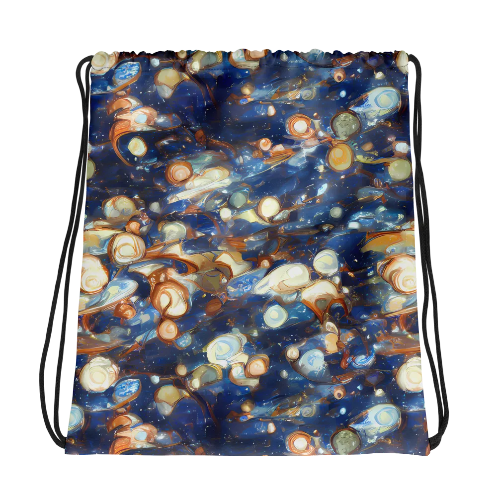 Aurum Cosmos on Drawstring Bag — Photo