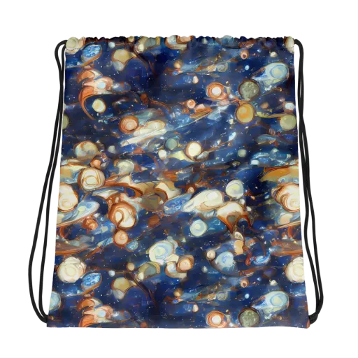 Aurum Cosmos on a Drawstring Bag