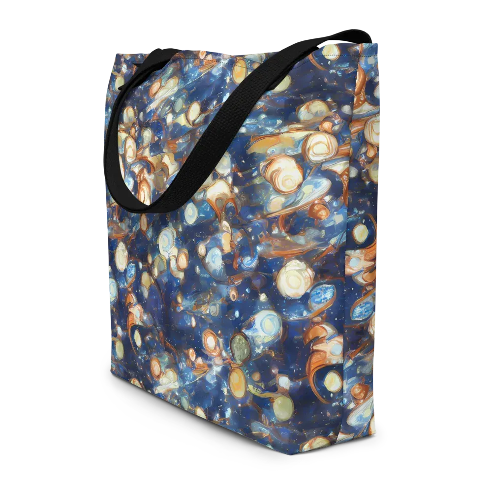 Aurum Cosmos on Large Tote Bag W/ Pocket — Front