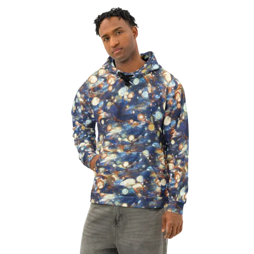 Aurum Cosmos on a Cotton Hoodie