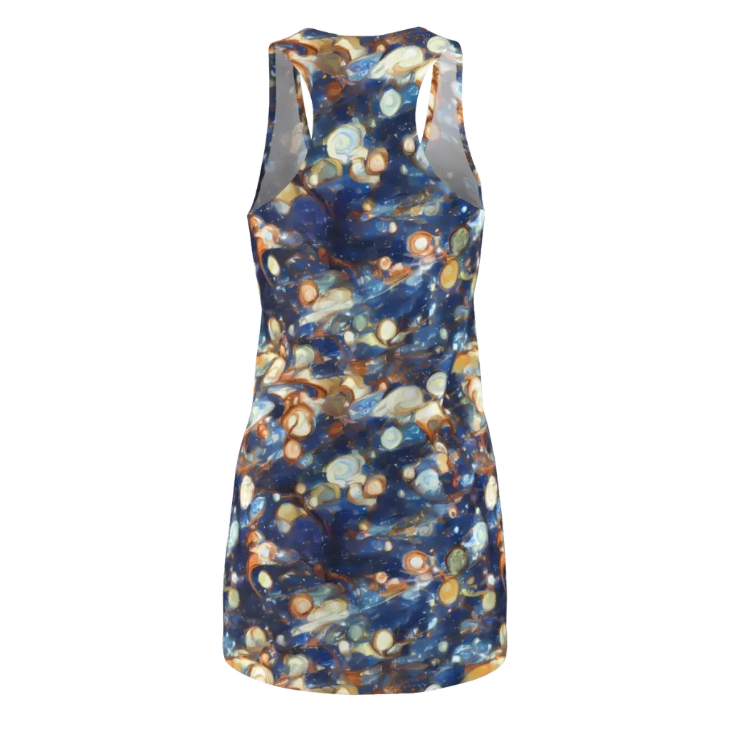 Aurum Cosmos on Racerback Dress — Back