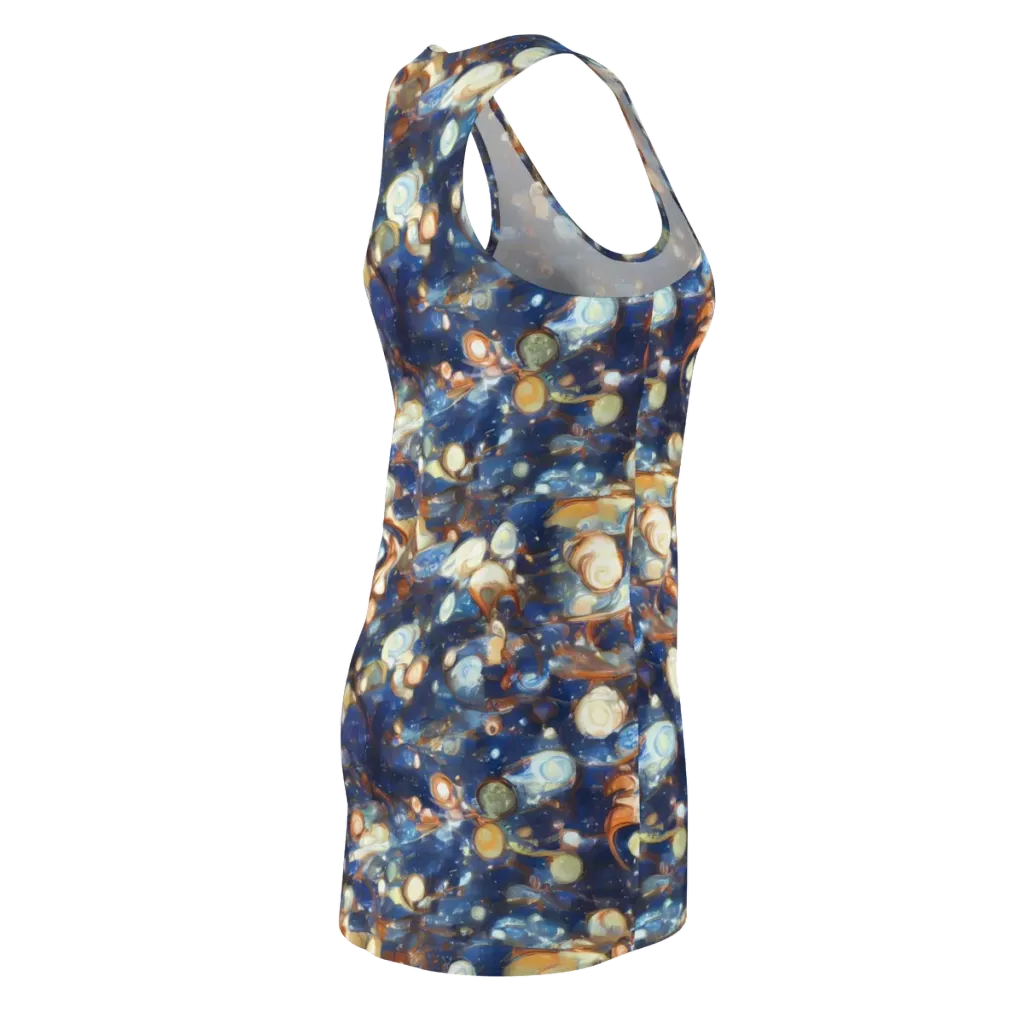 Aurum Cosmos on Racerback Dress — Back Side