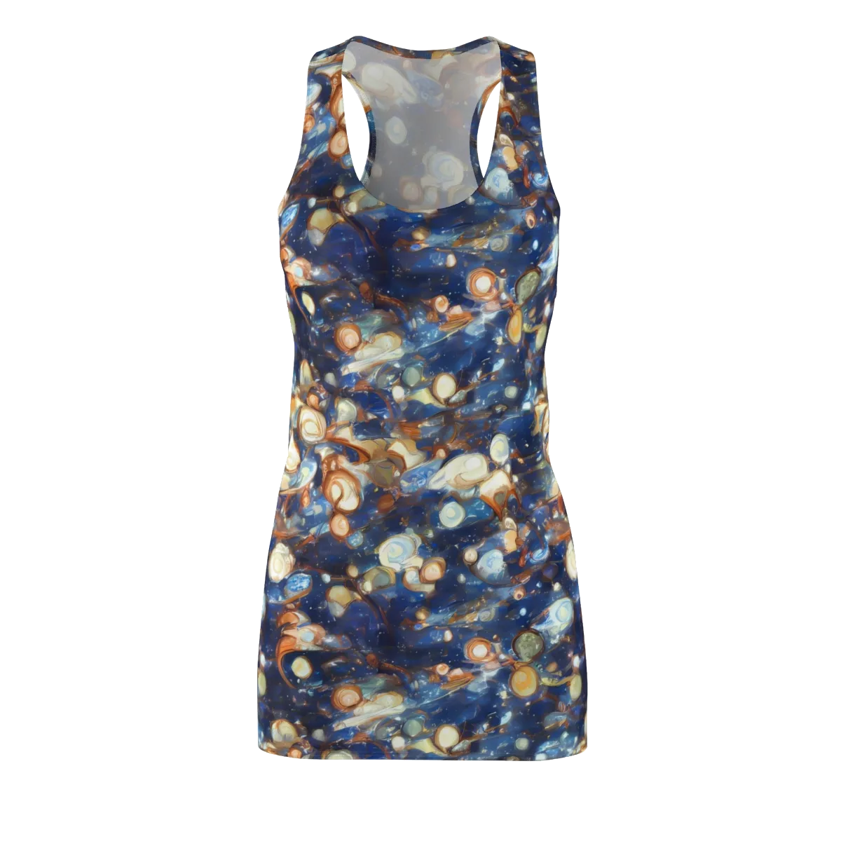 Aurum Cosmos on Racerback Dress — Front