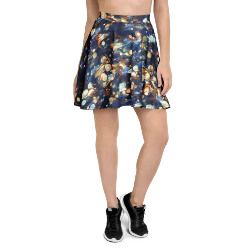 Aurum Cosmos on a Skater Skirt