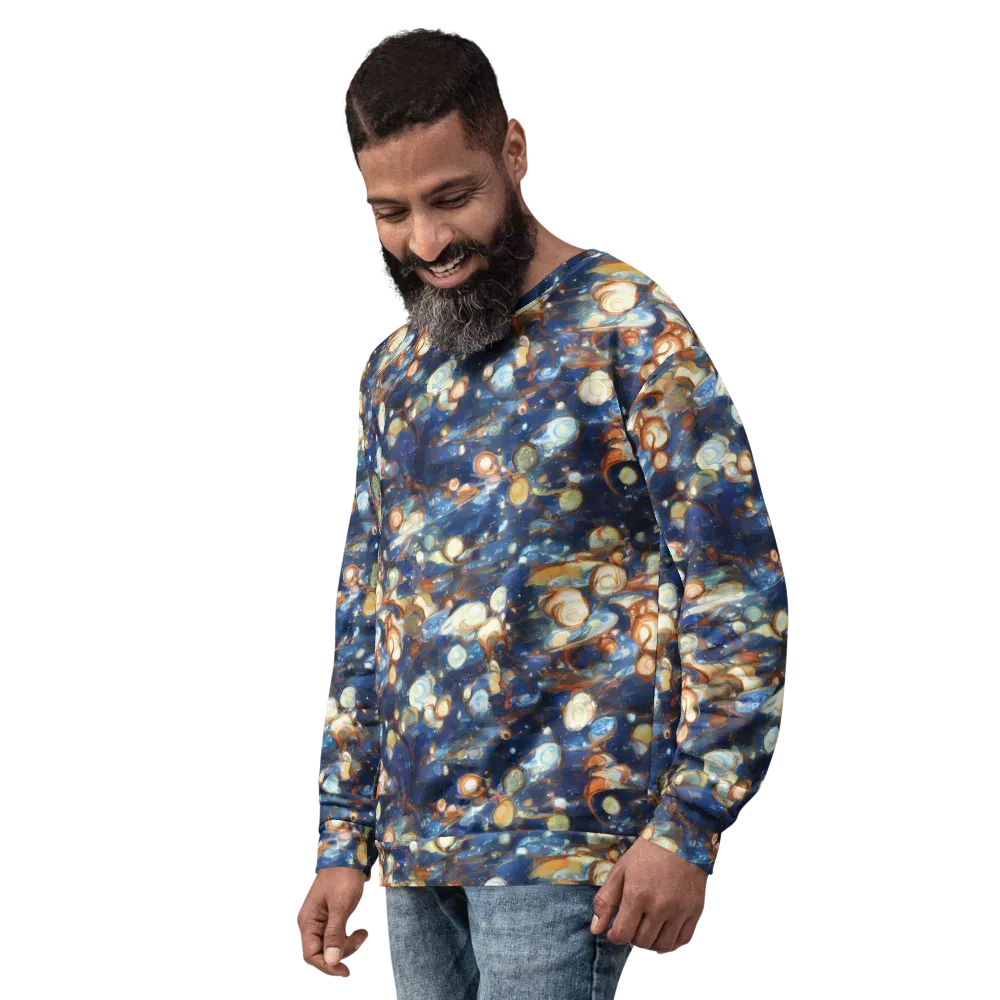 Aurum Cosmos on Sweatshirt — Left Front