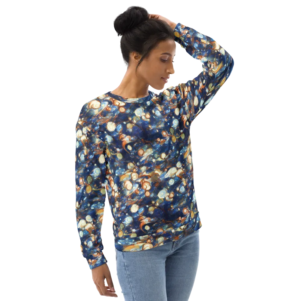 Aurum Cosmos on Sweatshirt — Right Front