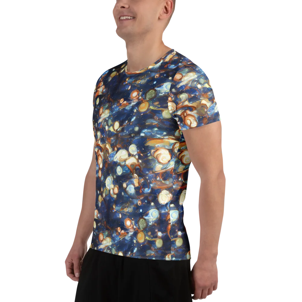 Aurum Cosmos on Men's Athletic T-Shirt — Left