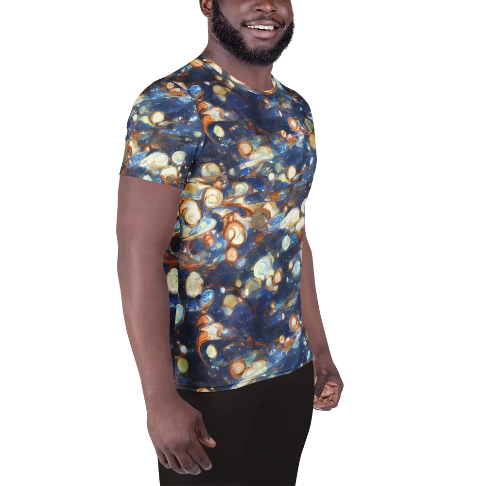 Aurum Cosmos on Men's Athletic T-Shirt — Right
