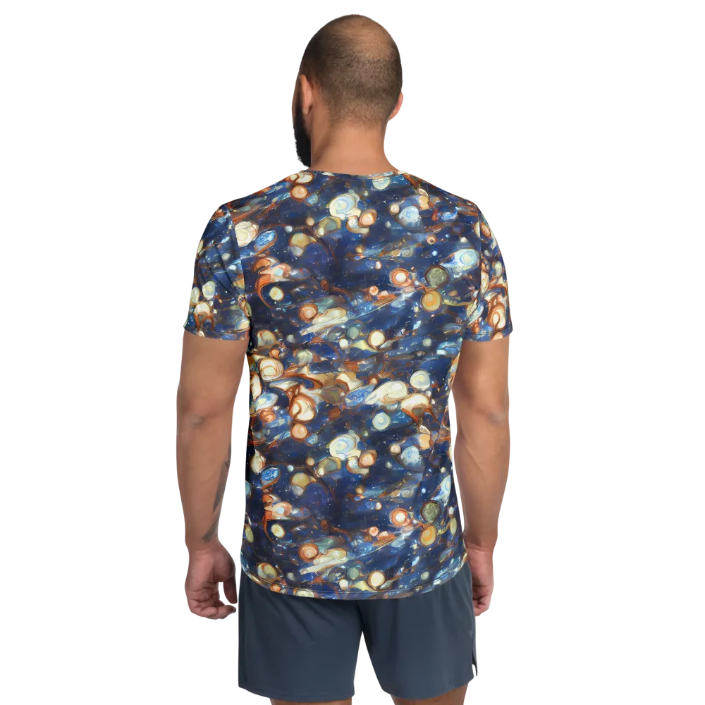 Aurum Cosmos on Men's Athletic T-Shirt — Back