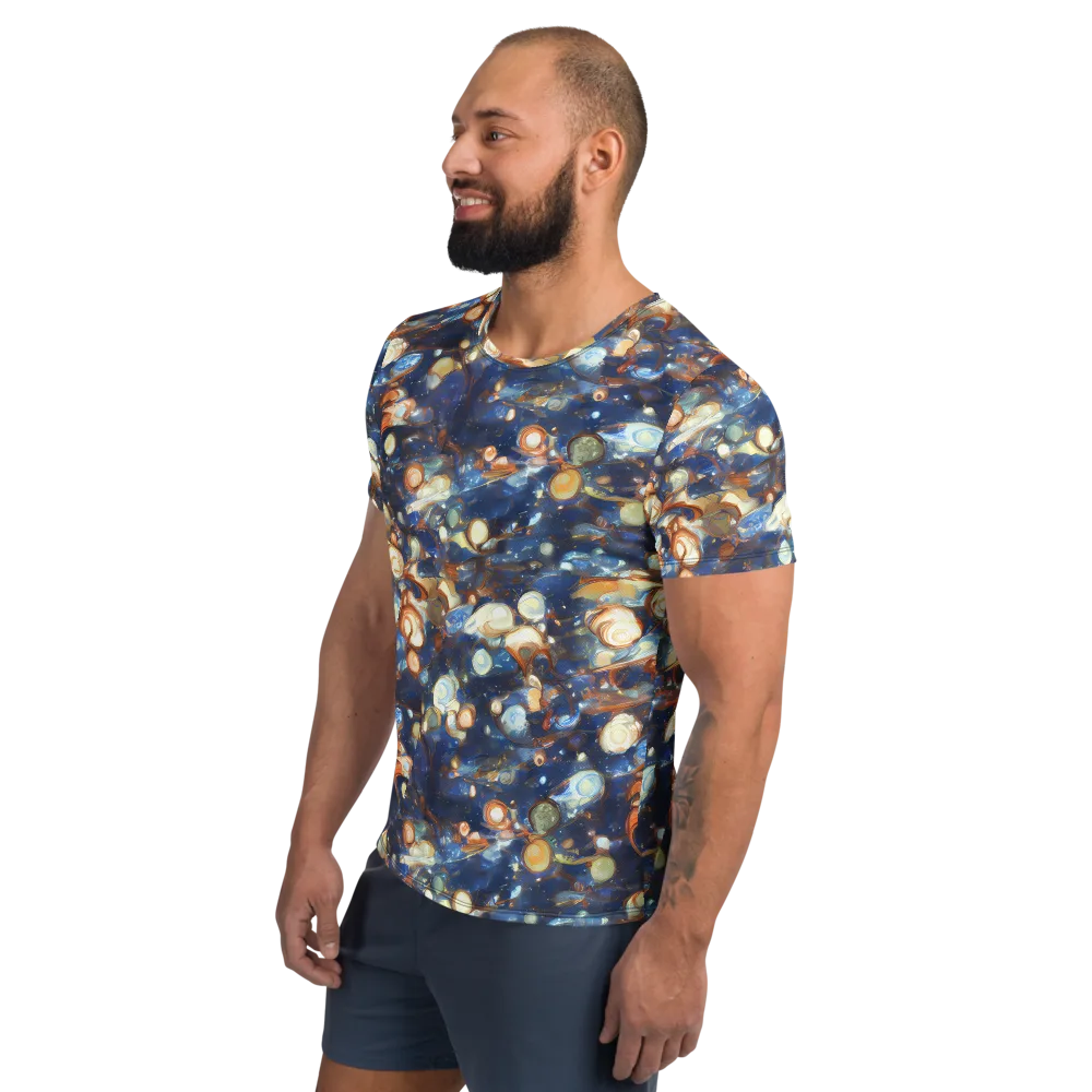 Aurum Cosmos on Men's Athletic T-Shirt — Left