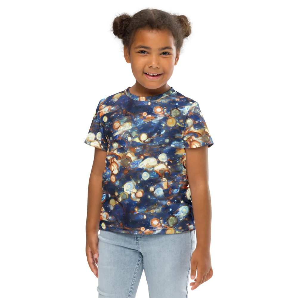 Aurum Cosmos on Kids Crew Neck T-Shirt — Front
