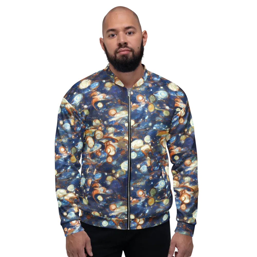 Aurum Cosmos on Bomber Jacket — Front