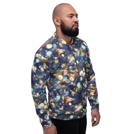 Aurum Cosmos on a Bomber Jacket