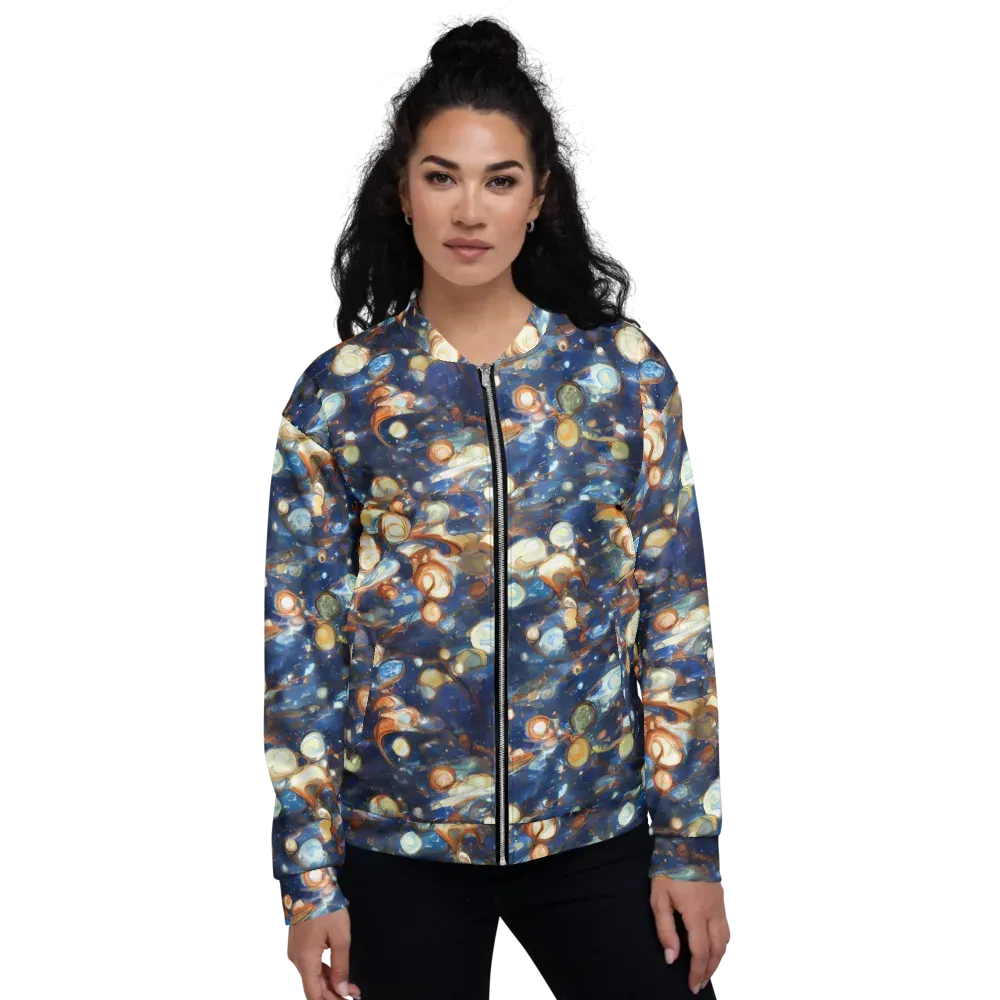 Aurum Cosmos on Bomber Jacket — Front