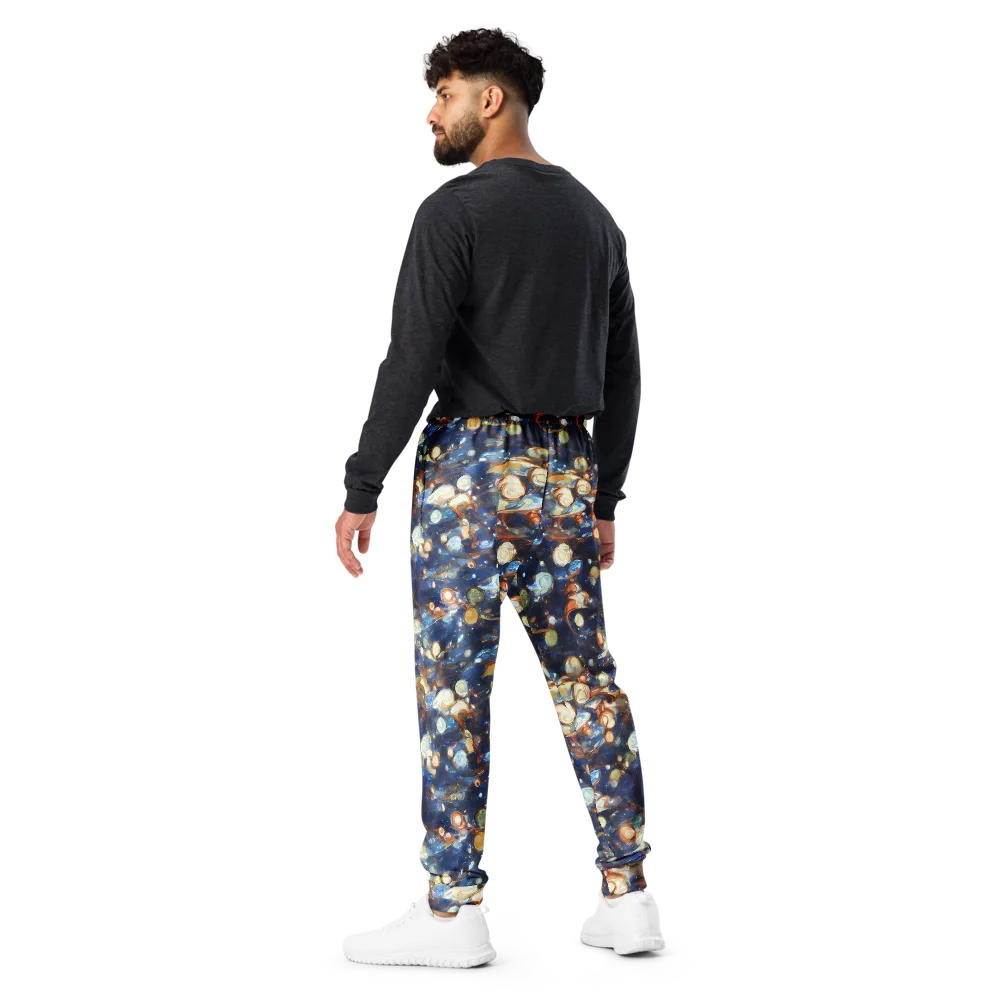 Aurum Cosmos on Men's Joggers — Back