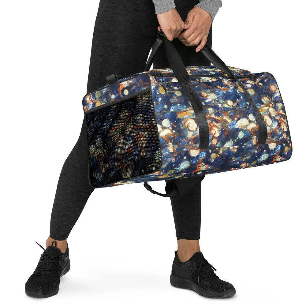 Aurum Cosmos on Duffle Bag — Right Front