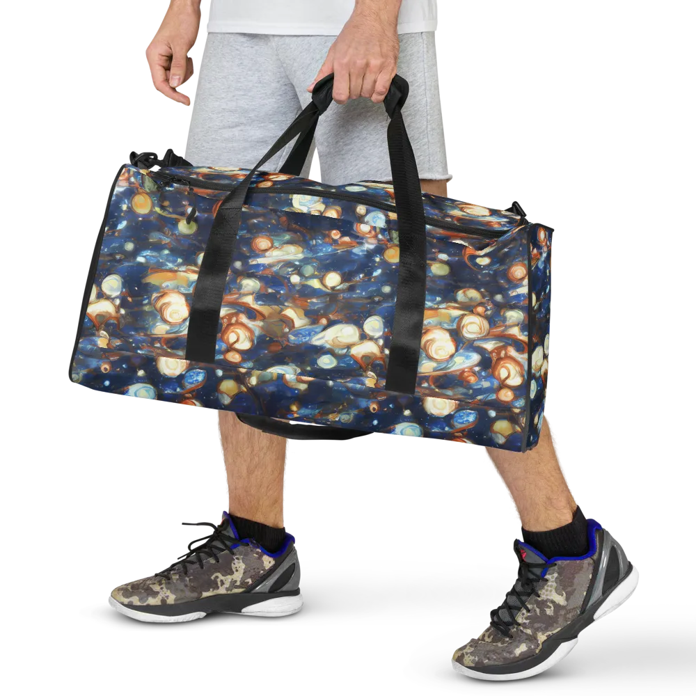 Aurum Cosmos on Duffle Bag — Front