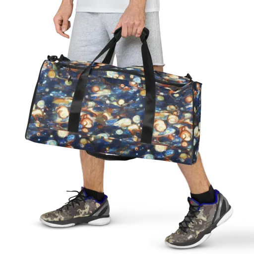 Aurum Cosmos on a Duffle Bag
