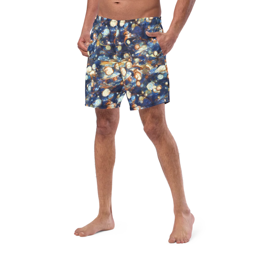 Aurum Cosmos on Swim Trunks — Left Front