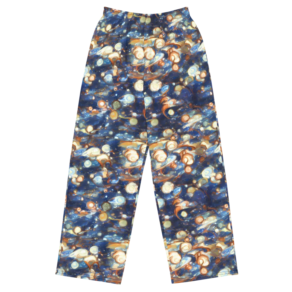 Aurum Cosmos on Wide-Leg Pants — Front