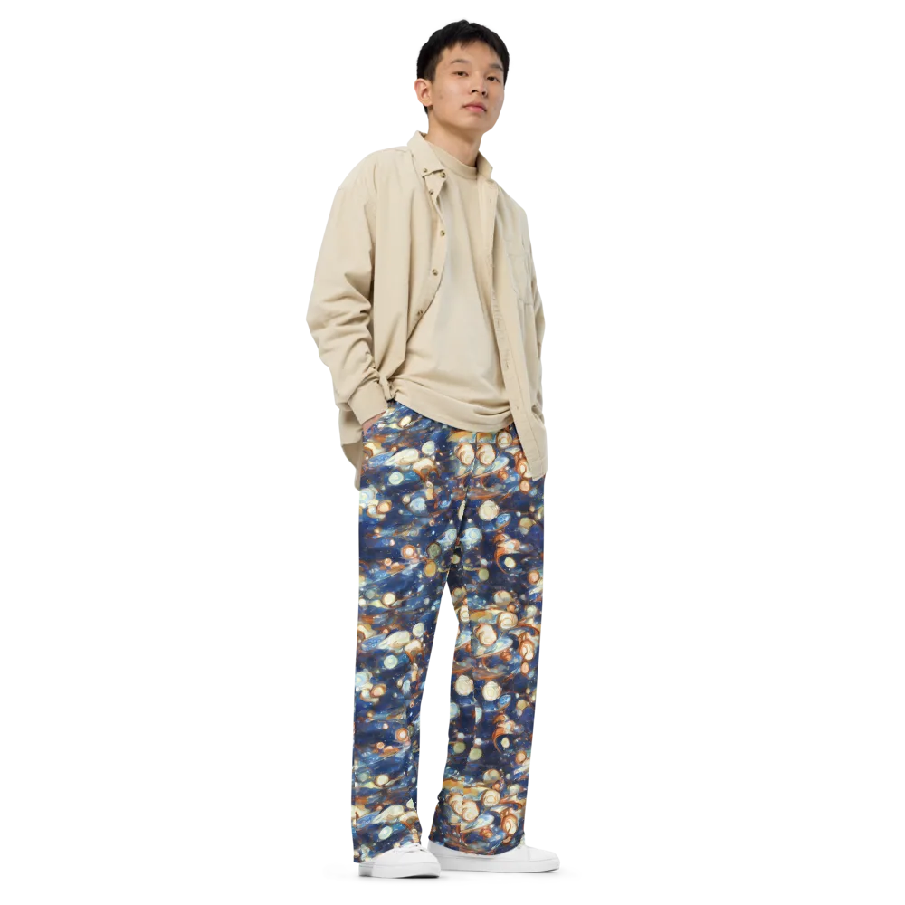 Aurum Cosmos on Wide-Leg Pants — Right Front