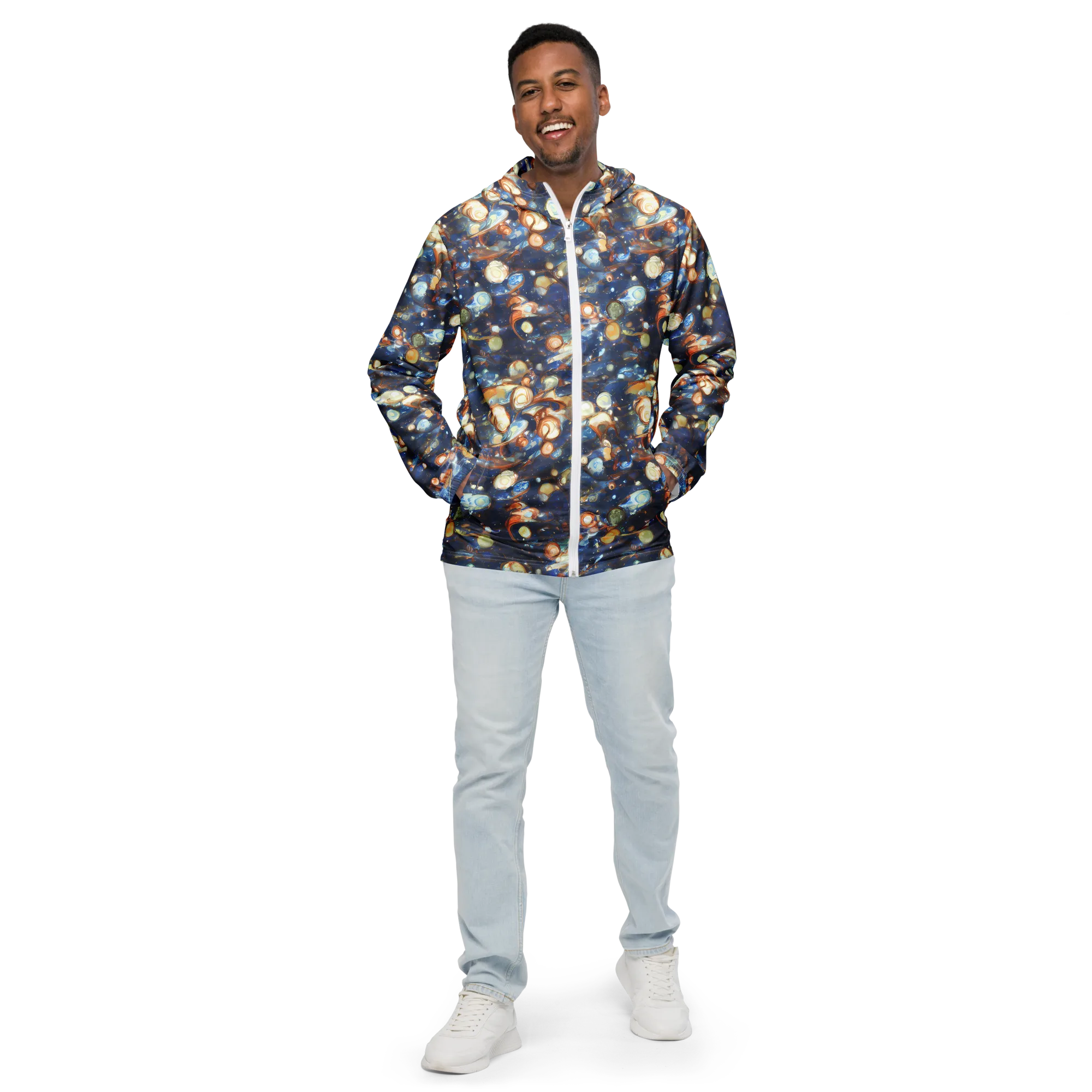 Aurum Cosmos on Men's Windbreaker — Front