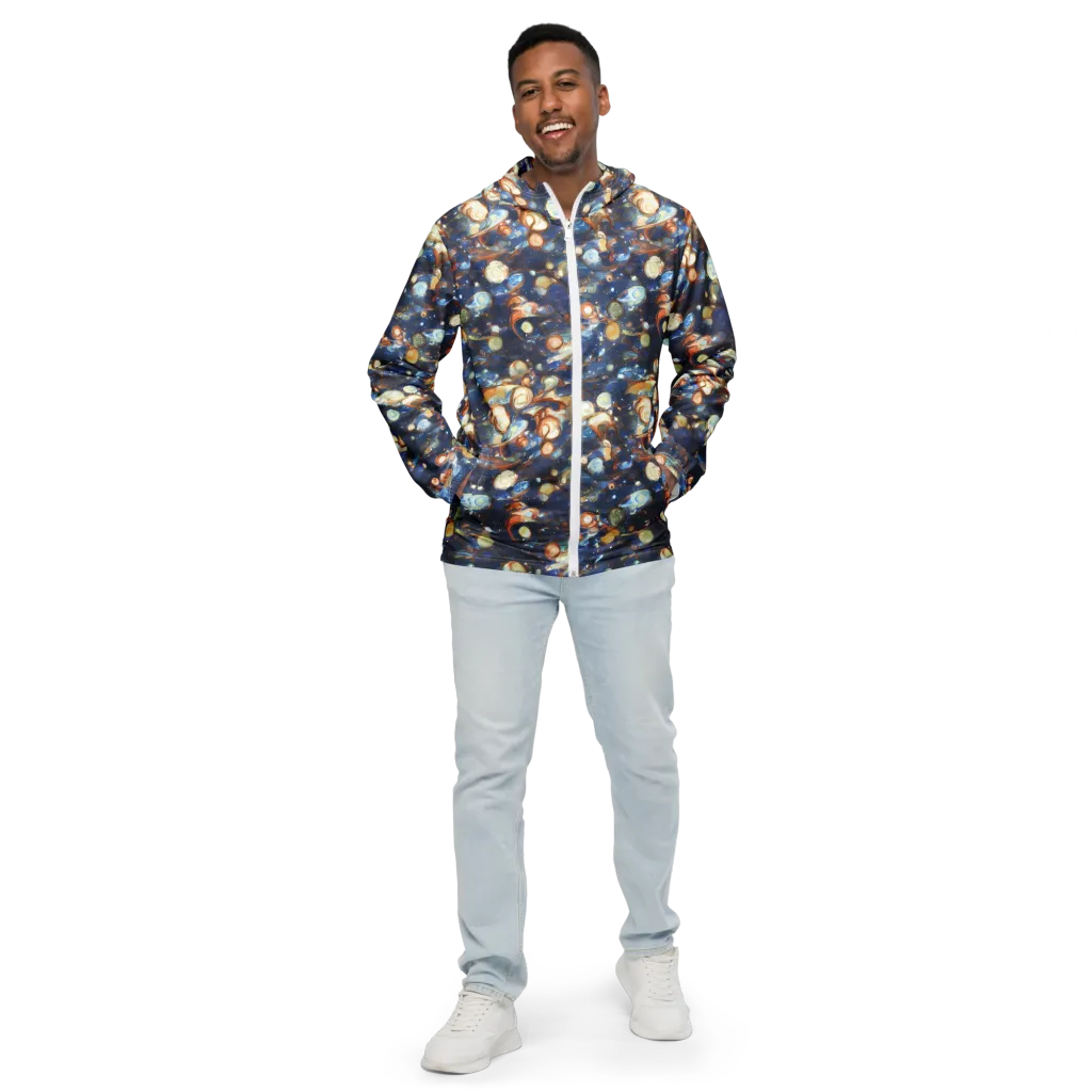 Aurum Cosmos on Men's Windbreaker — Front