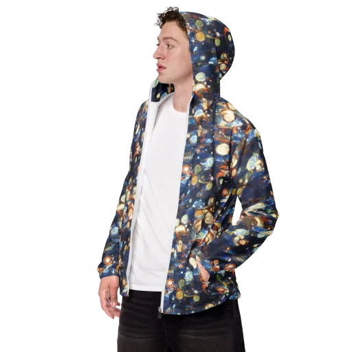 Aurum Cosmos on a Men's Windbreaker