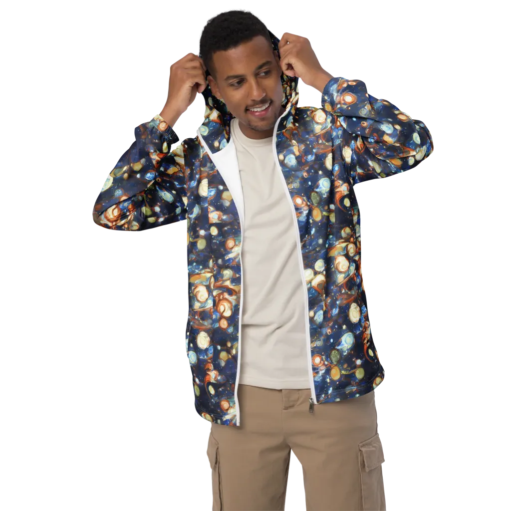 Aurum Cosmos on Men's Windbreaker — Front