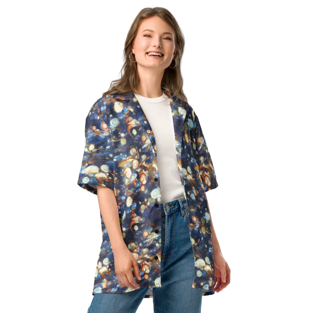 Aurum Cosmos on Button Shirt — Front