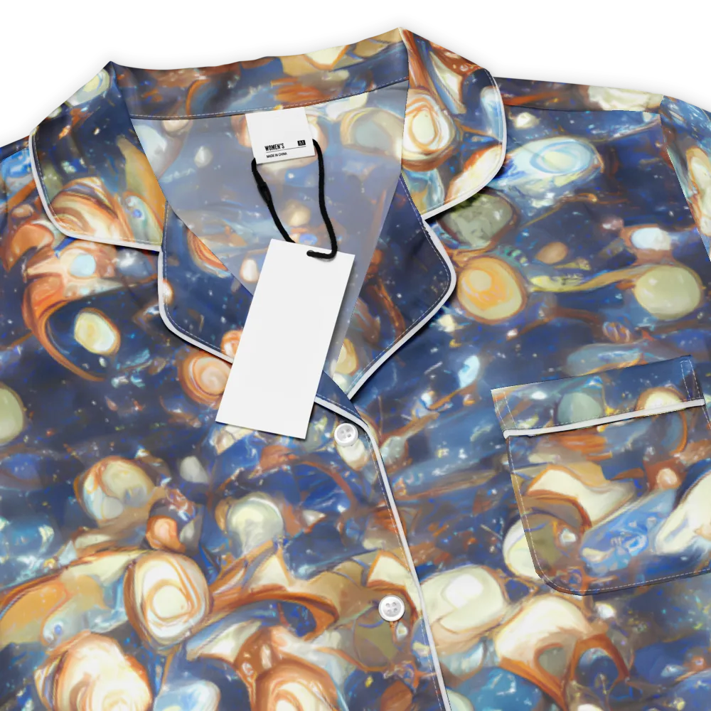 Aurum Cosmos on Women's Short Sleeve Pajama Top — Product details