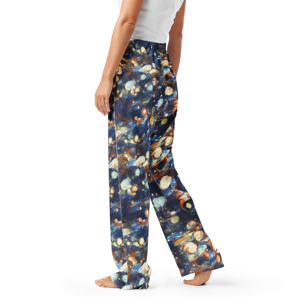 Aurum Cosmos on Women's Pajama Pants — Left