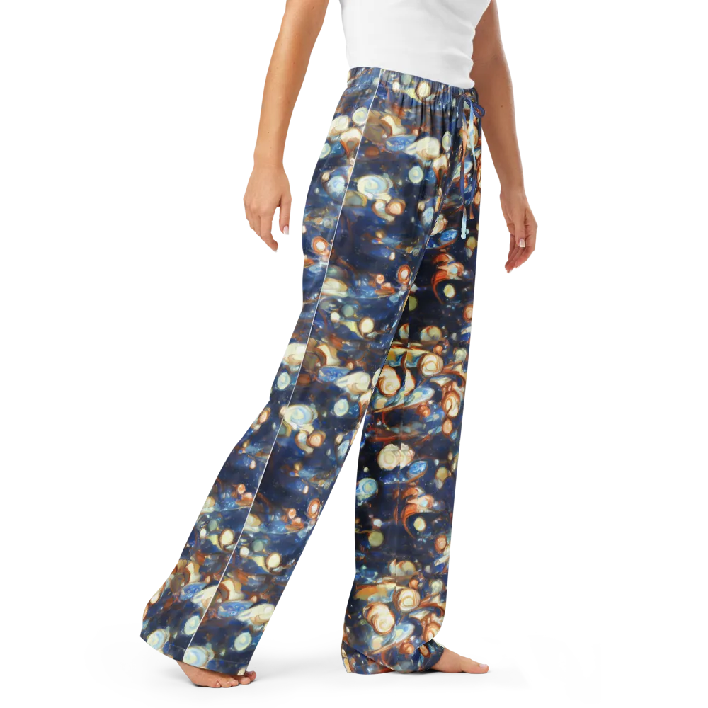 Aurum Cosmos on Women's Pajama Pants — Right Front