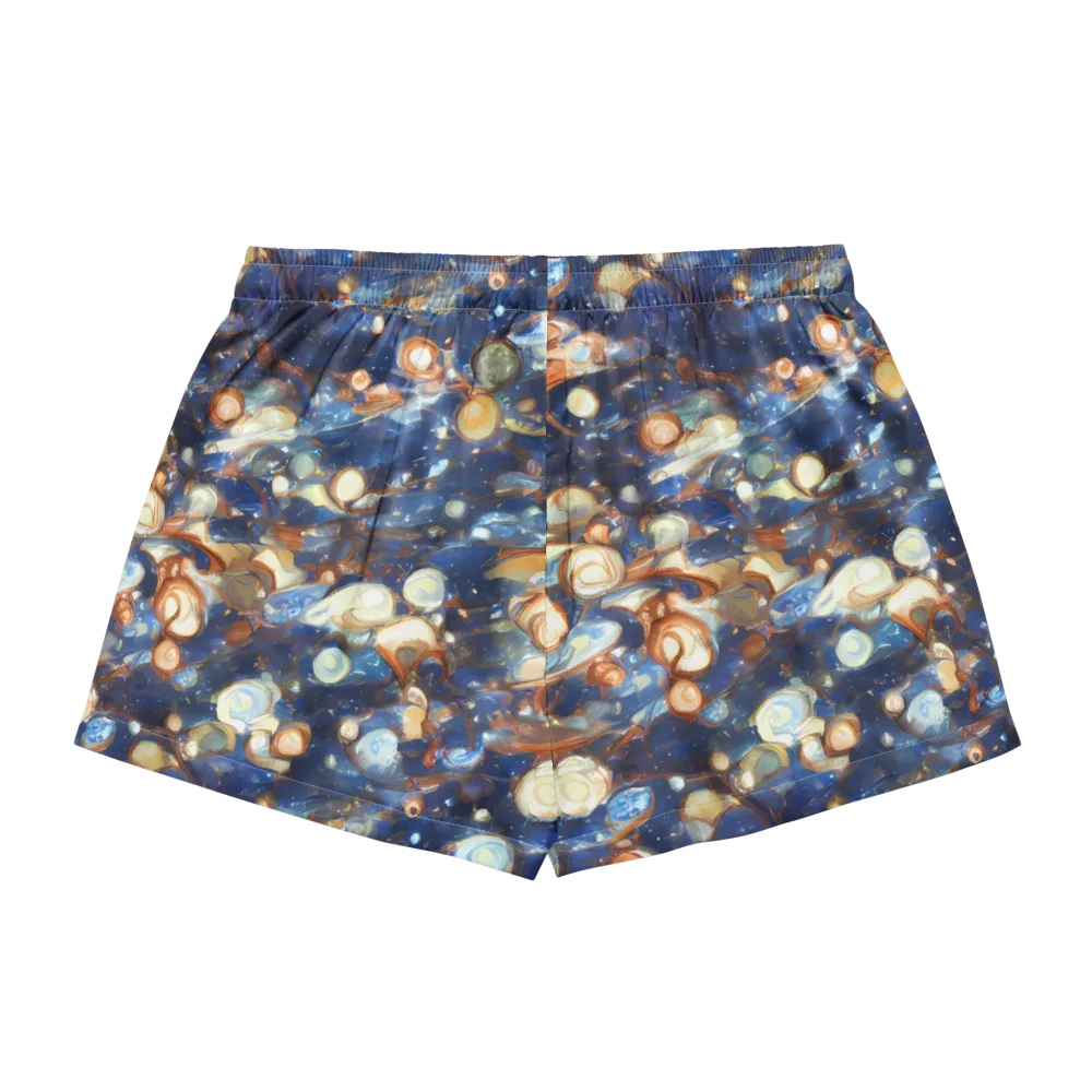 Aurum Cosmos on Women's Pajama Shorts — Back