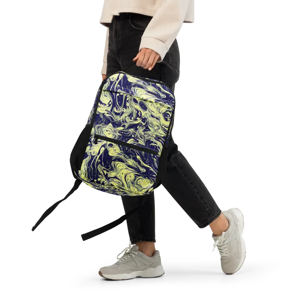 Midnight Marbles on Utility Backpack — Front