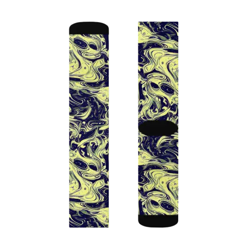 Midnight Marbles on a Socks