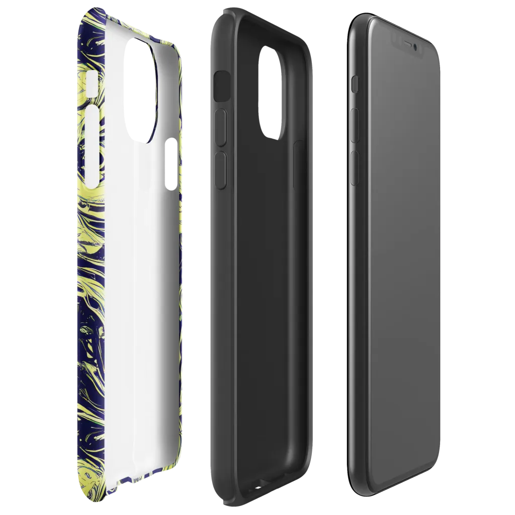 Midnight Marbles on Tough Case for iPhone® — Right