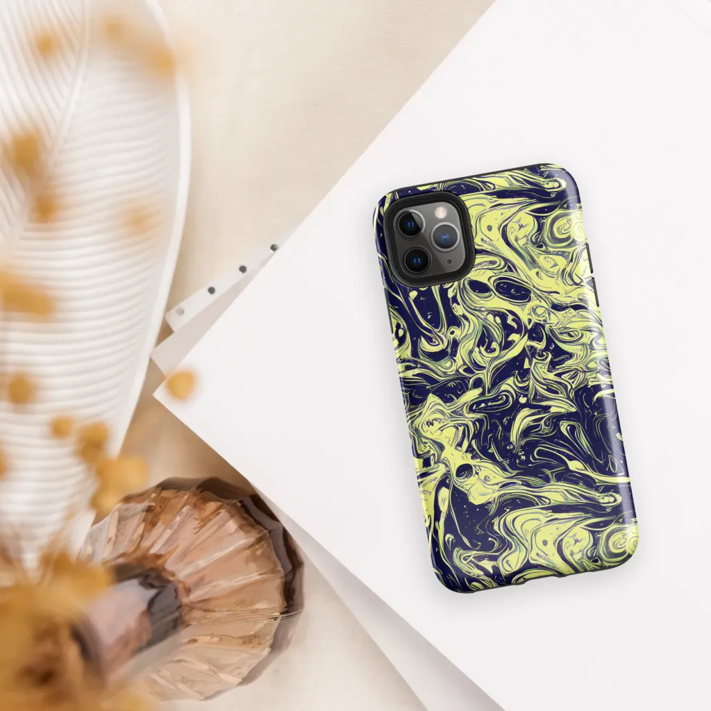 Midnight Marbles on Tough Case for iPhone® — Front