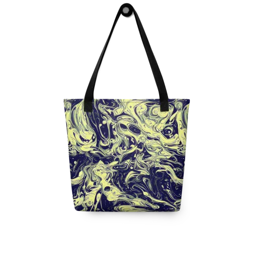 Midnight Marbles on a Tote Bag