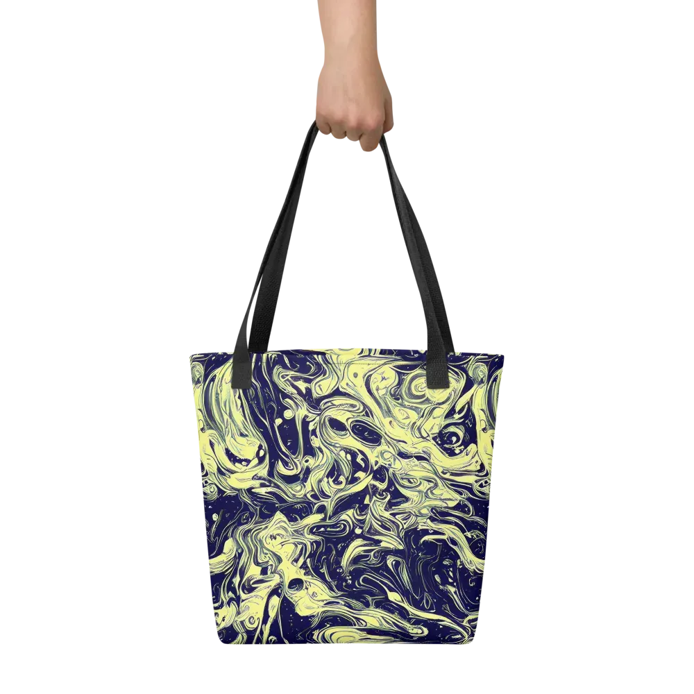 Midnight Marbles on Tote Bag — Front