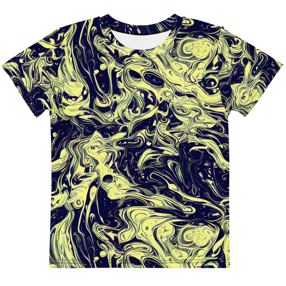 Midnight Marbles on Kids Crew Neck T-Shirt — Front