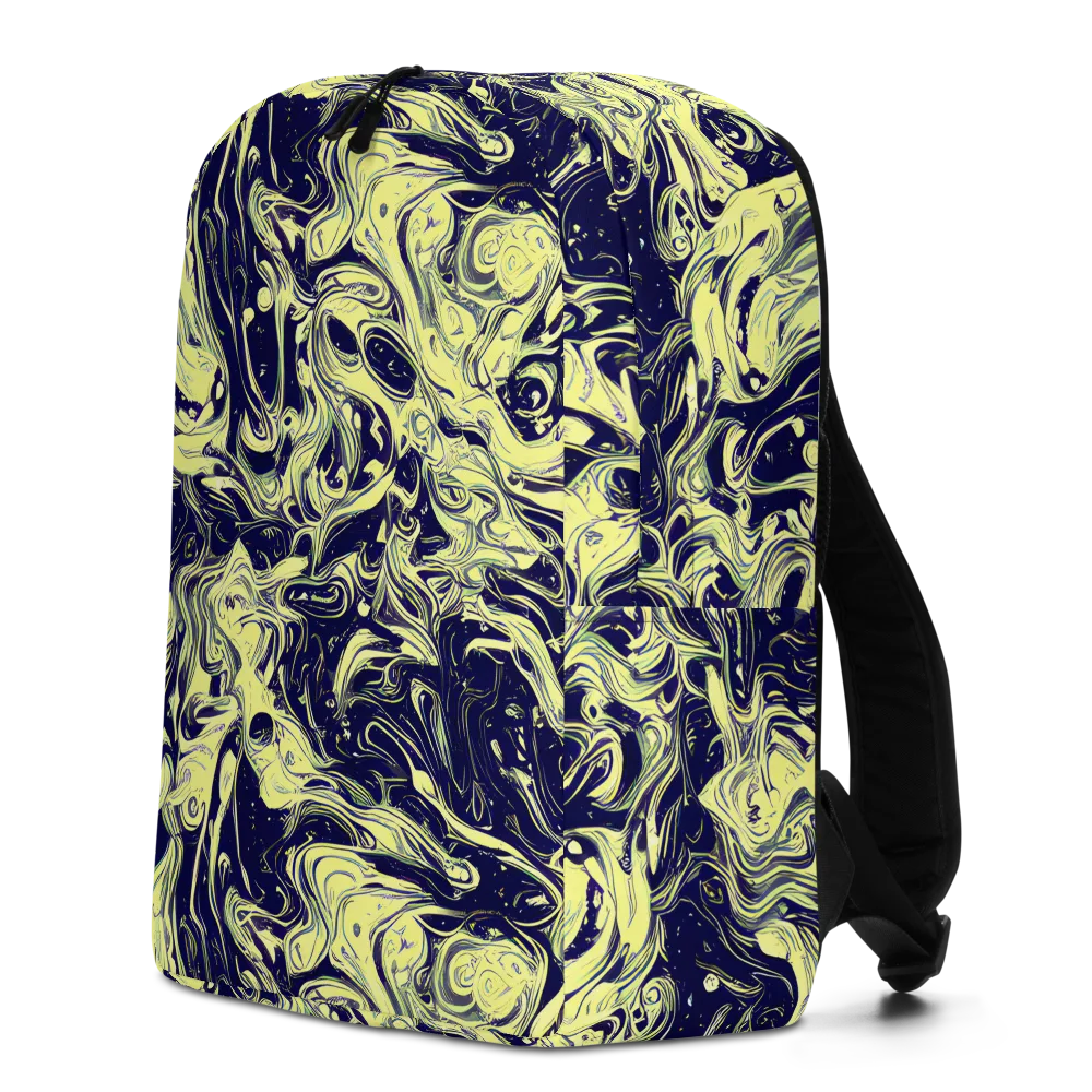 Midnight Marbles on Minimalist Backpack — Left