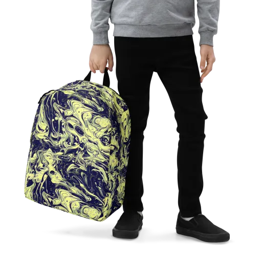 Midnight Marbles on a Minimalist Backpack