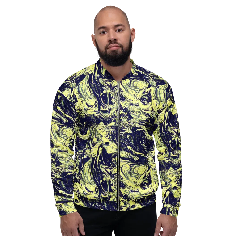 Midnight Marbles on Bomber Jacket — Front
