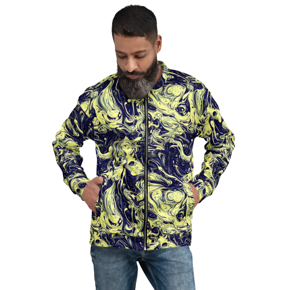 Midnight Marbles on Bomber Jacket — Front