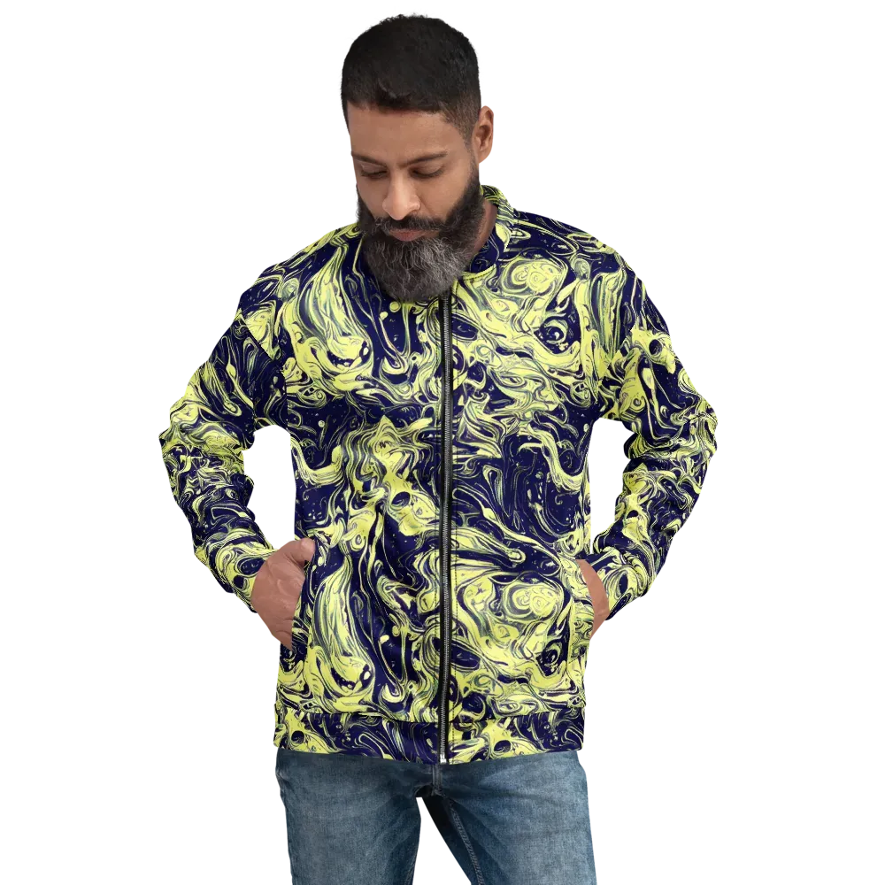 Midnight Marbles on Bomber Jacket — Front